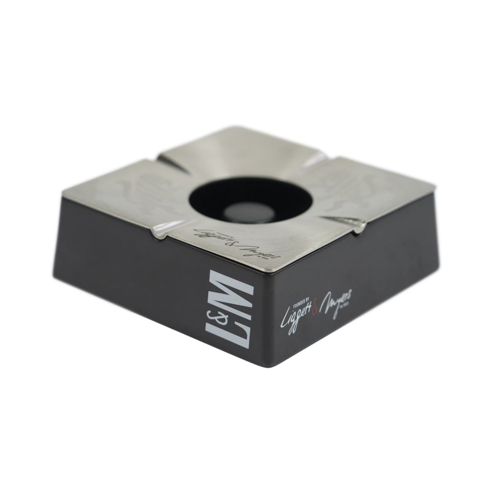 Cendrier L&M avec couvercle pare-vent Cendrier de table Accessoires pour fumeurs
