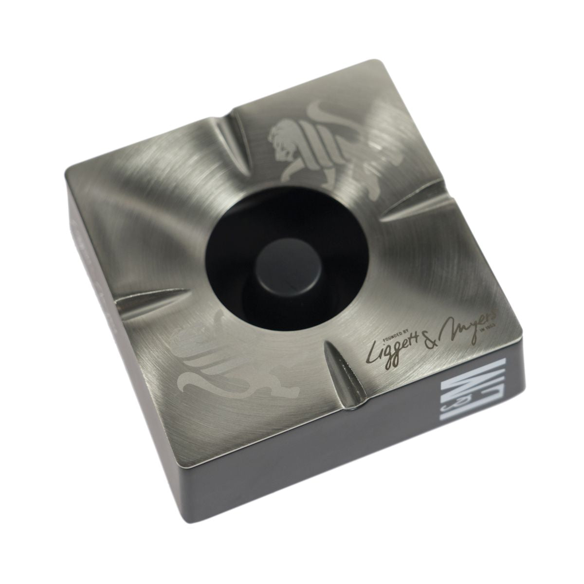 Cendrier L&M avec couvercle pare-vent Cendrier de table Accessoires pour fumeurs – Vue 2