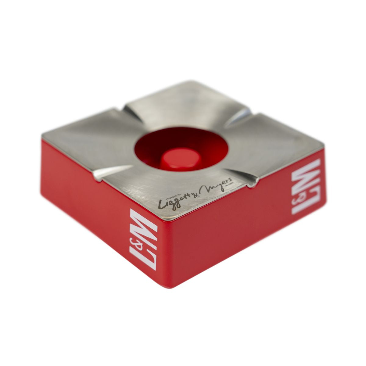 L&M Cendrier Repose-cigarettes Plateau pour fumeurs Massif Lourd Pare-vent