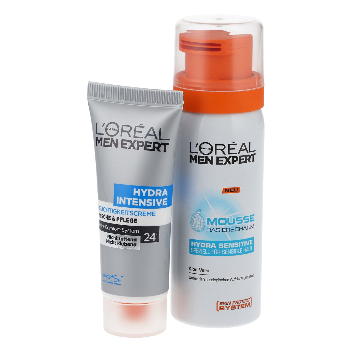 Coffret de soins L'Oréal Men Expert : crème hydratante et mousse à raser pour hommes