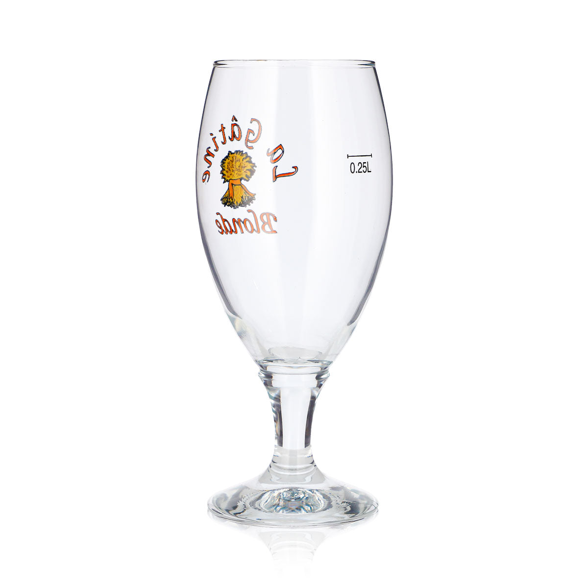 Verre à bière La Gatine 0,25 l, modèle « Pokal », Blonde Durobor Sevilla – Vue 4