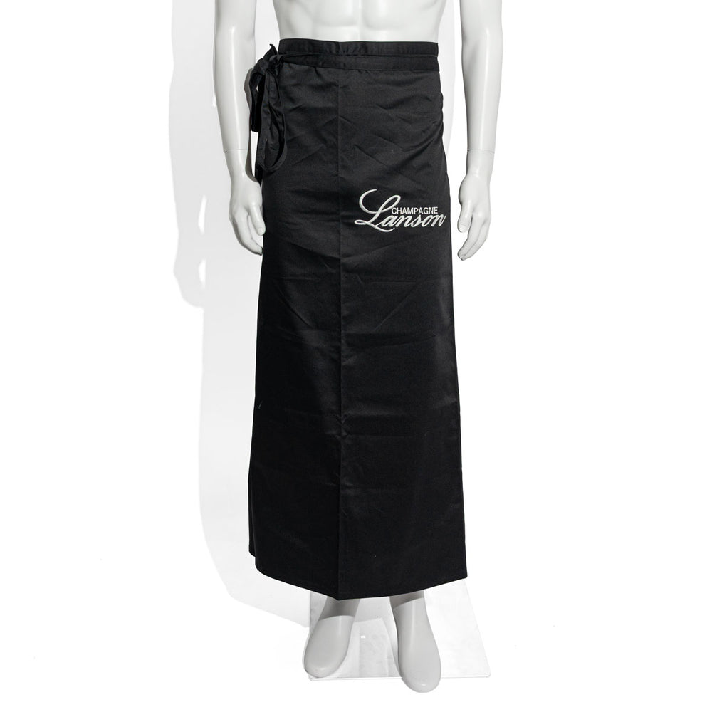 Tablier Lanson Champagne Tablier de bar Tablier de bistrot Noir Logo horizontal