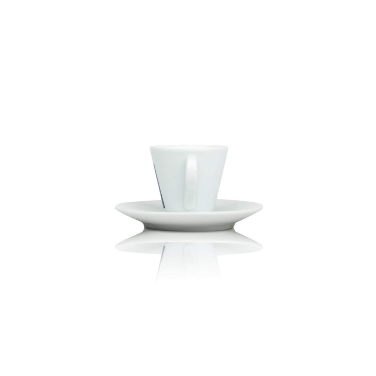 Tasse à espresso Lavazza 60 ml avec soucoupe et assiette en verre – Vue 3