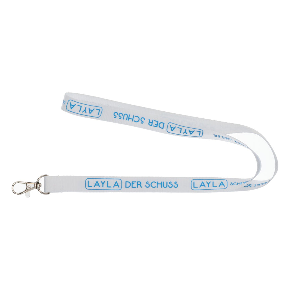 Layla Liqueur Lanière Laynard Porte-clés Pendentif Blanc