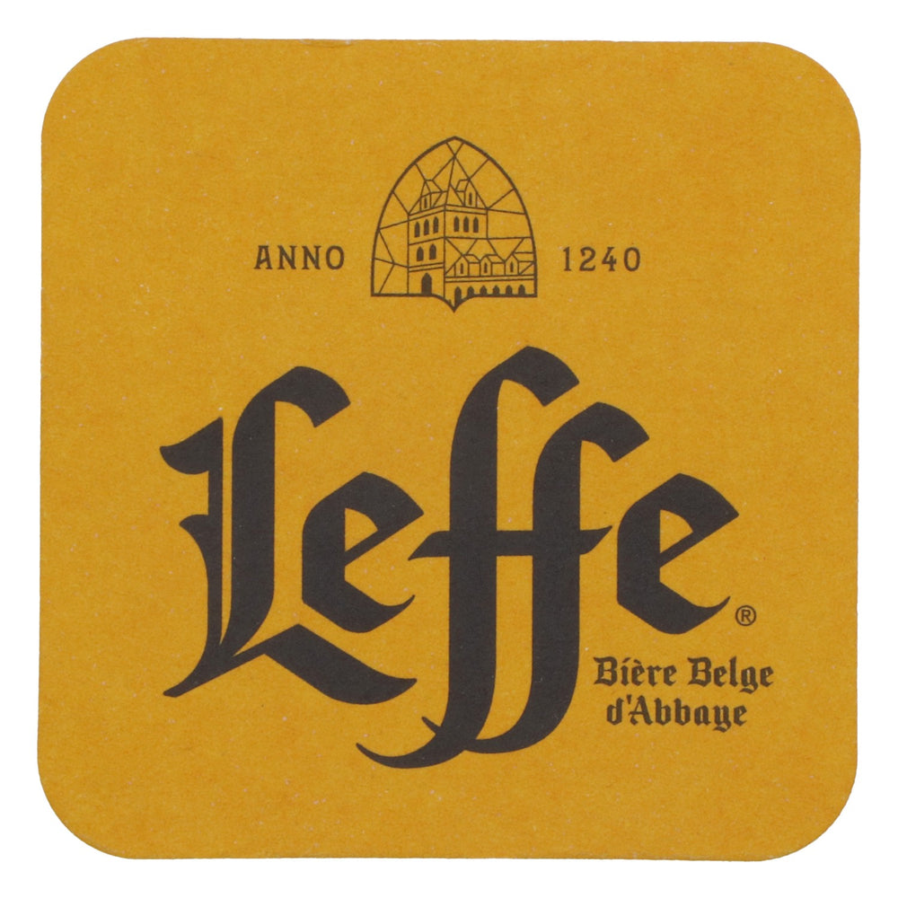 Sous-verres Leffe Sous-verres en verre Sous-verres de fête 9 x 9 cm