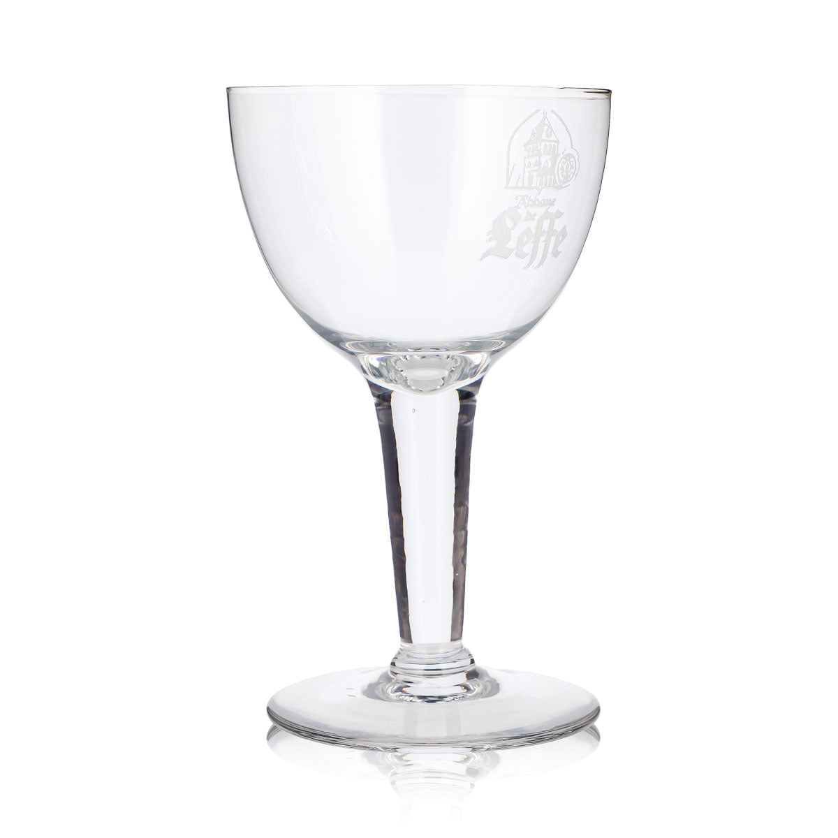 Verre à bière Leffe 0,43 l, forme de coupe, logo blanc « Abbaye » – Vue 3