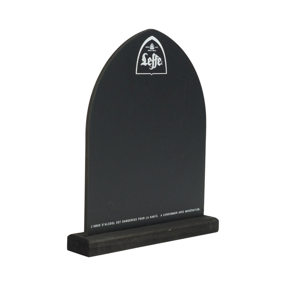 Leffe Bière Tableau noir de table Porte-cartes Panneau « Réservé » Bar