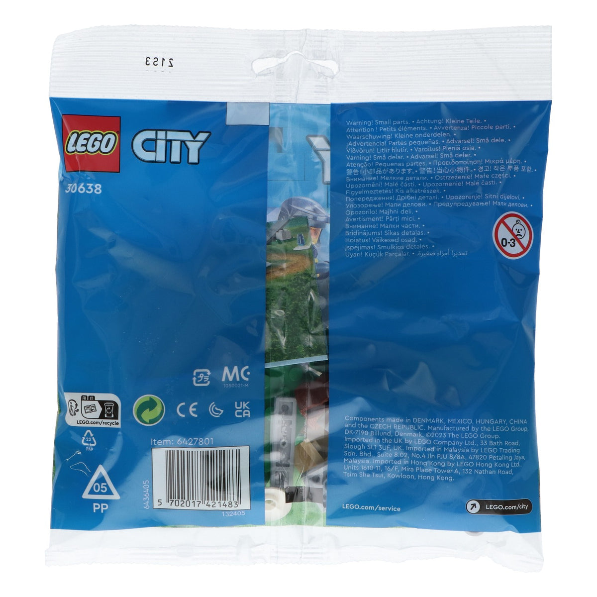 Jouets Lego Lego City 30638 Entraînement à vélo de la police – Vue 2