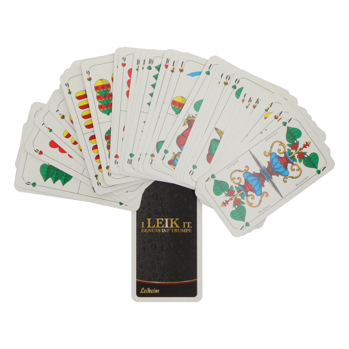Jeu de cartes « Leikeim Bier » Skat, papier blanc de Schmid – Vue 2