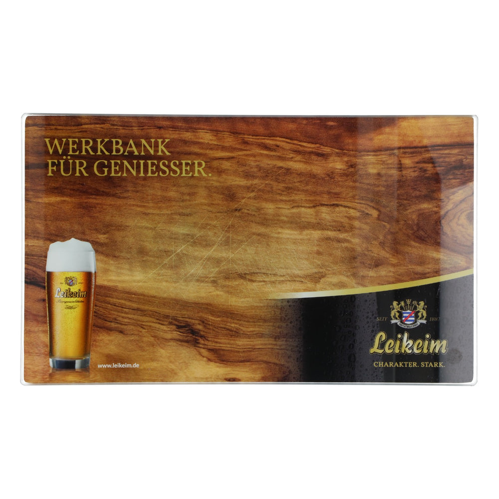 Planche à découper Leikeim pour la bière, planche de cuisine en verre, établi pour les gourmets