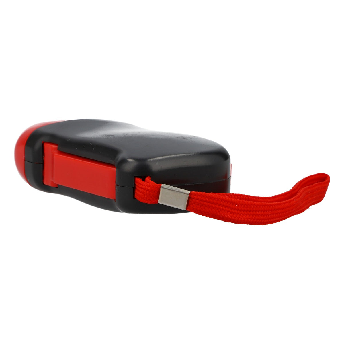 Lampe de poche Leikeim Dynamo noire/rouge, lumière continue, cordon de cou – Vue 3