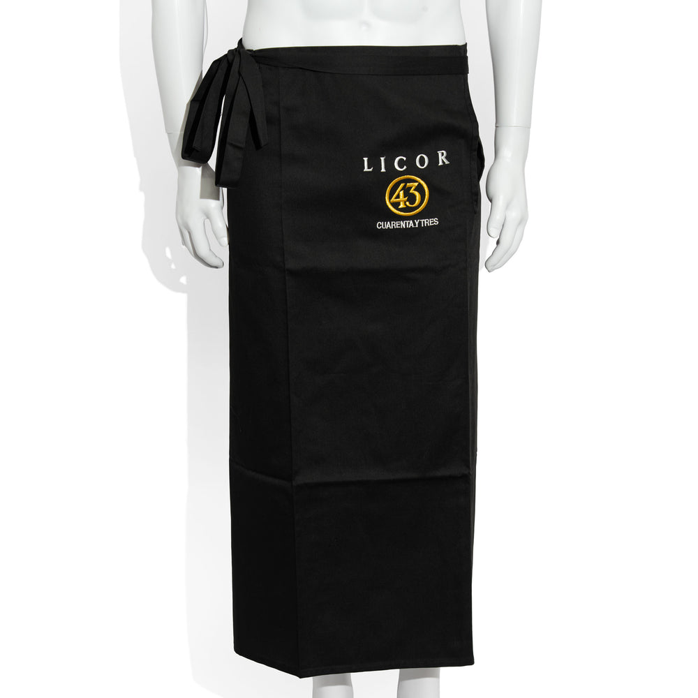 Tablier de serveur Licor 43 en tissu mélangé noir « Cuarentalytres »