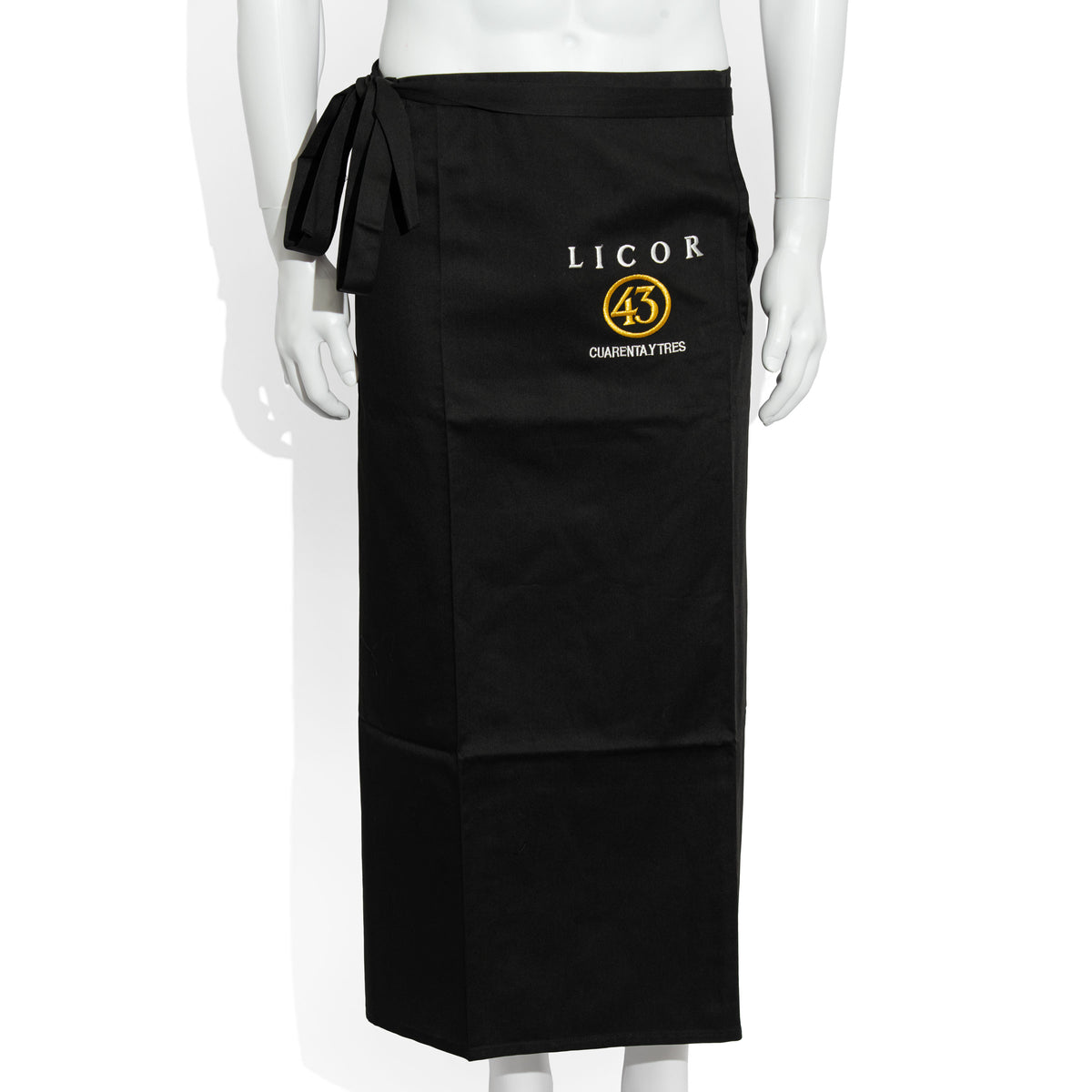 Tablier de serveur Licor 43 en tissu mélangé noir « Cuarentalytres »