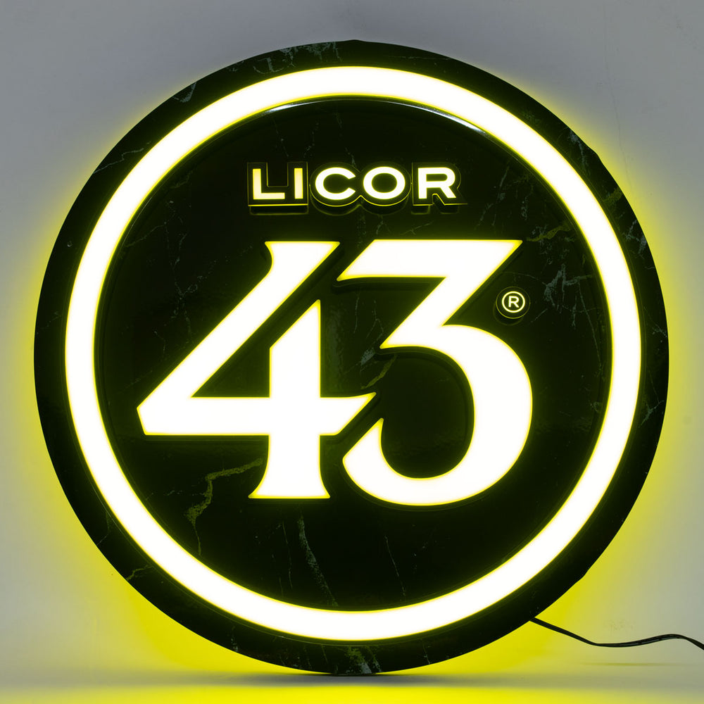 Liqueur 43 Enseigne lumineuse Luminated LED Wallsign Bardeko Merchandise Licor 43