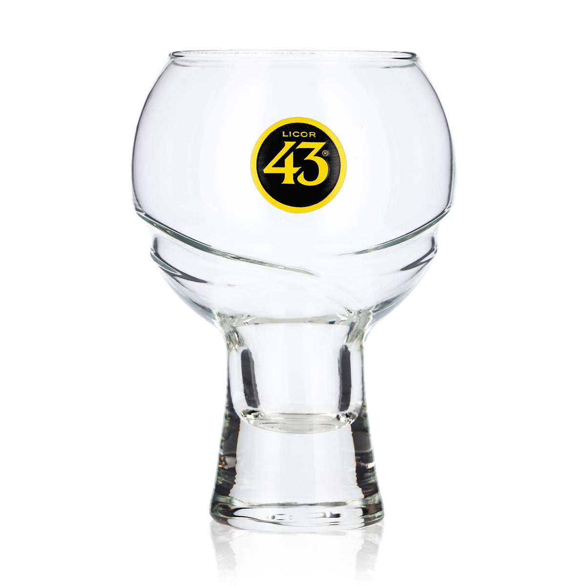 Liqueur 43 Verre à liqueur Verre ballon 0,34 l Logo jaune Cognac Verre à cocktail Gin Copa