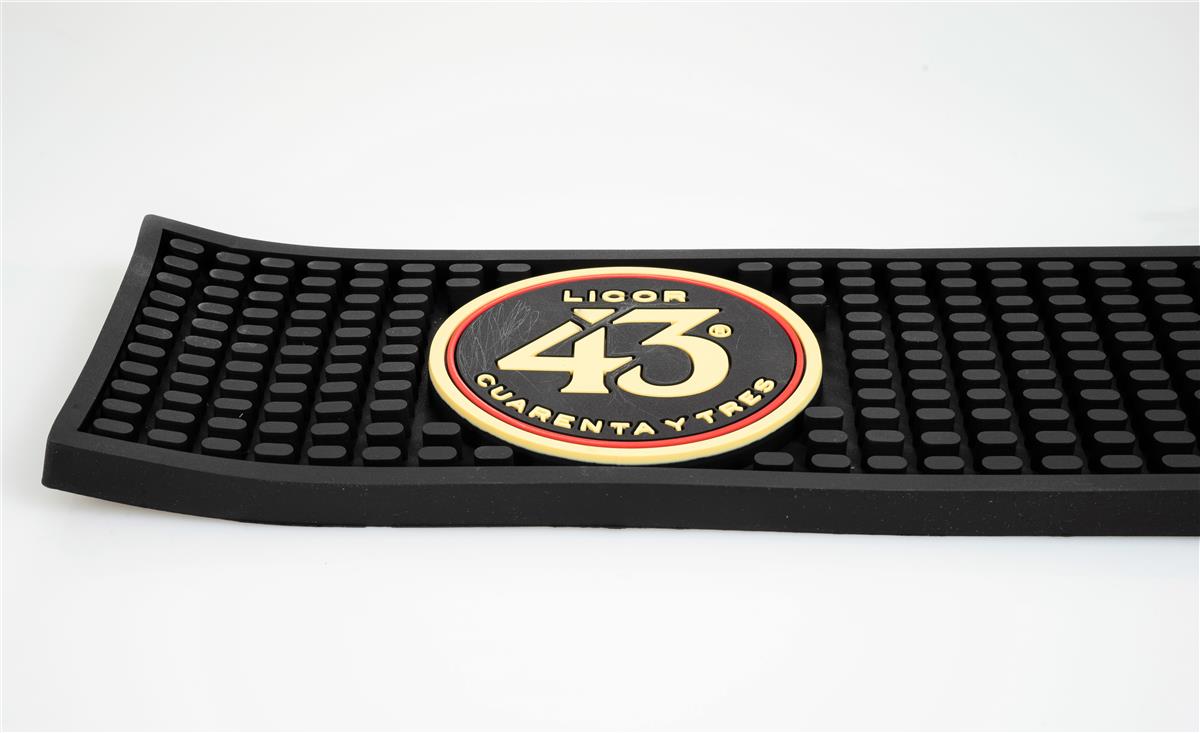 Likör43 Tapis de bar pour liqueurs Tapis égouttoir Accessoires de bar noir 59 x 9 x 1 – Vue 2