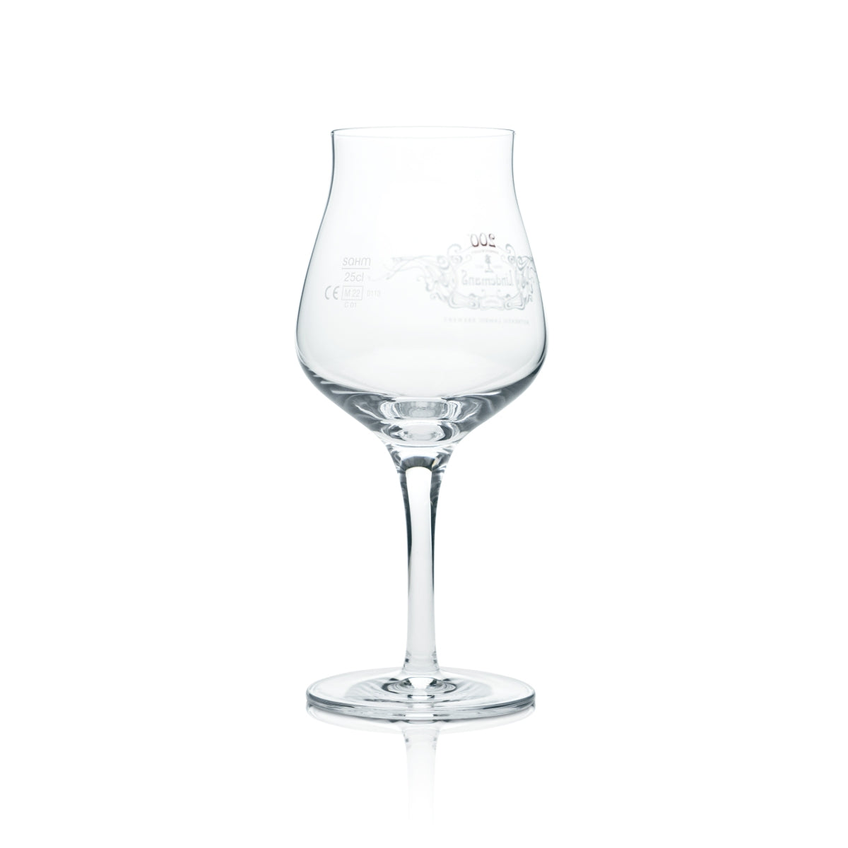 Verre à bière Lindemans 0,25 l, forme tulipe, Belgique, bière artisanale, demi-pinte – Vue 2