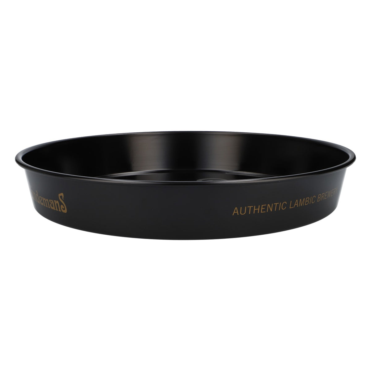 Plateau à bière Lindemans Plateau de serveur Noir Bord haut 35 cm de diamètre – Vue 3