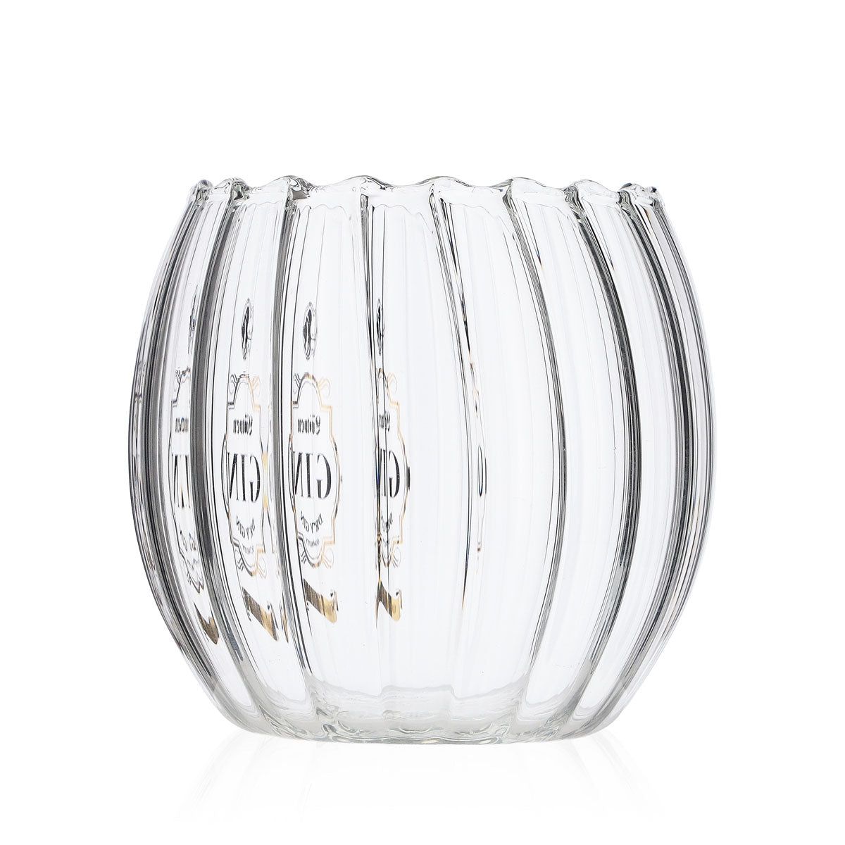 Verre à gin Löwen 0,4 l, tumbler rond, relief, contours très élégants – Vue 3