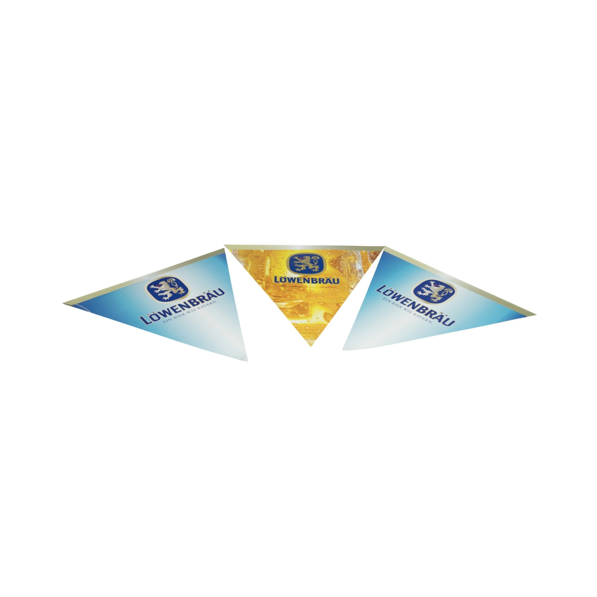 Guirlande de fanions Löwenbräu Bier 16 fanions guirlande bannière drapeau décoration de fête