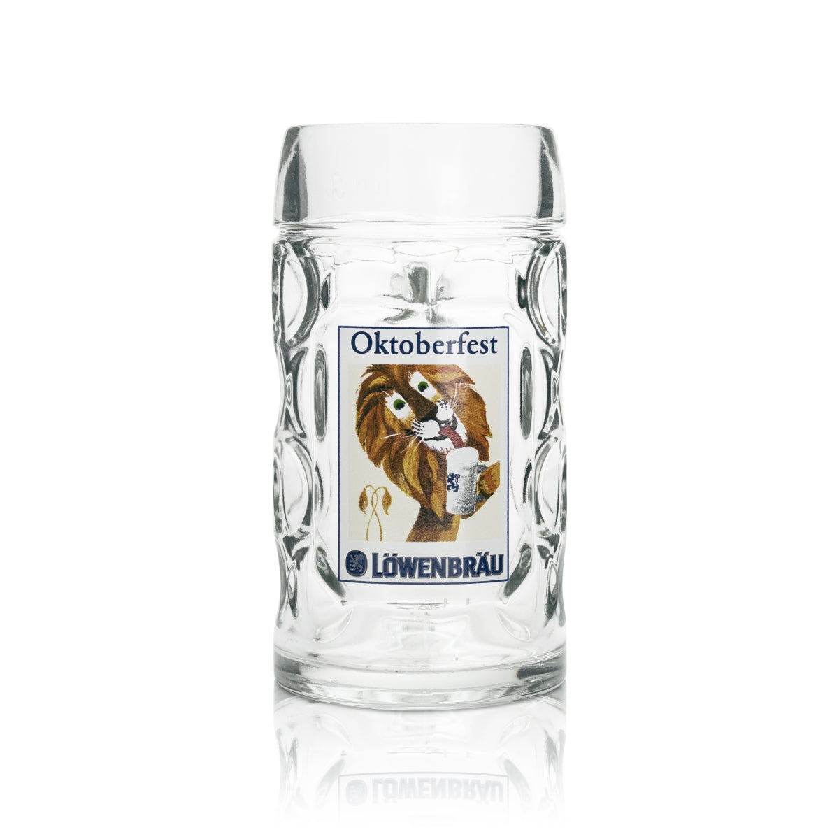 Lot de 6 chopes Löwenbräu 0,5 l, édition Oktoberfest : chope Humpen, chope Seidel, chope à bière Dimpel – Vue 3