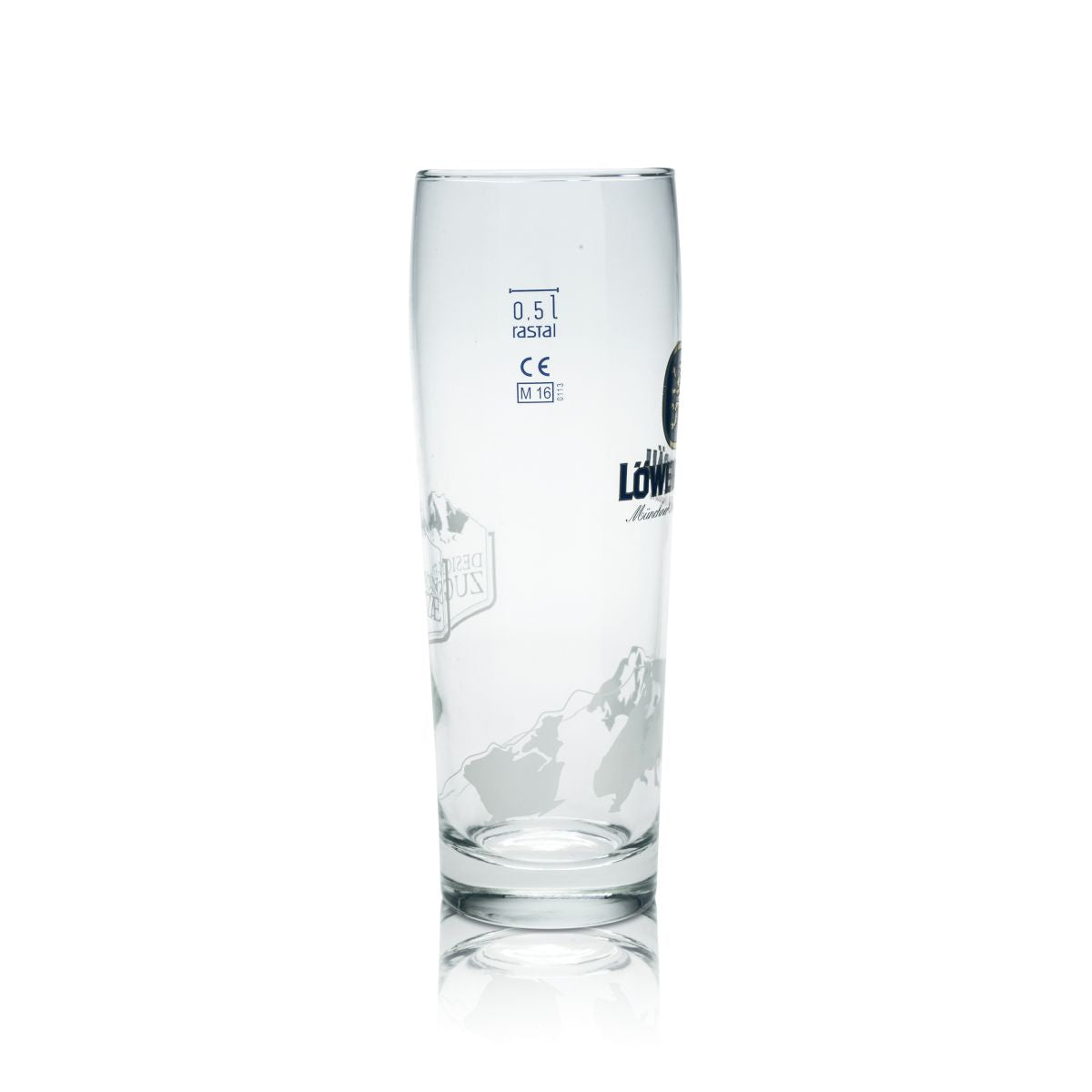 Verre à bière collector Löwenbräu 0,5 l, design Zugspitze, édition spéciale pour les amateurs – Vue 2
