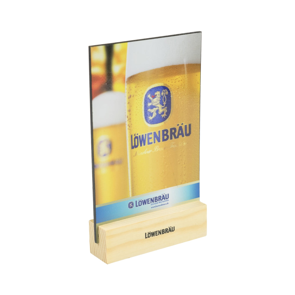 Löwenbräu Présentoir de table Mini tableau noir Gastronomie Bar Bistro Plats Boissons