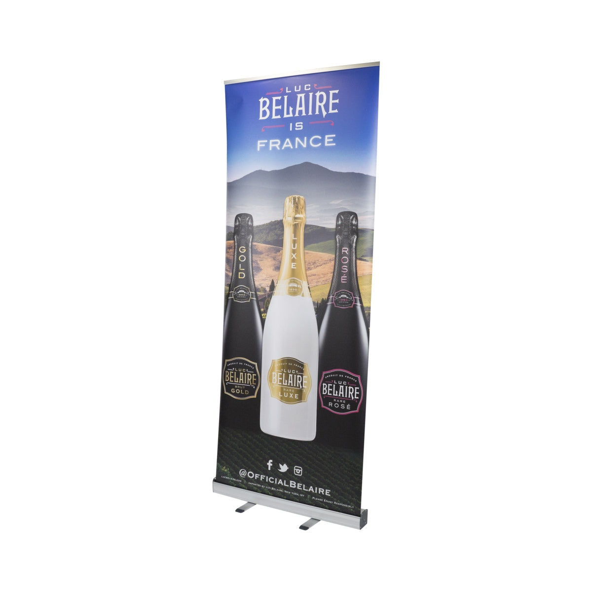 Luc Belaire Présentoir pour salon Spotlight Publicité Événement – Vue 2
