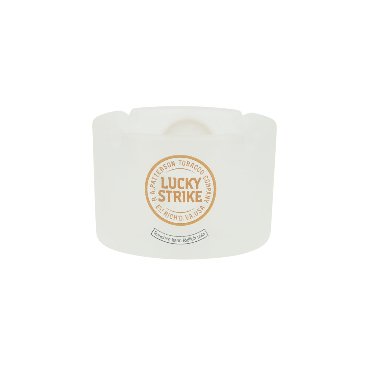 Cendrier Lucky Strike Cendrier en verre dépoli Cendrier en verre pour l'extérieur