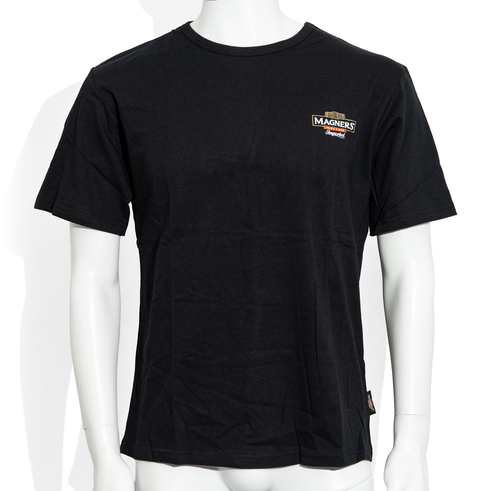 Verre à cidre Magners Cider, taille M, noir, avec logo – T-shirt en tissu mélangé