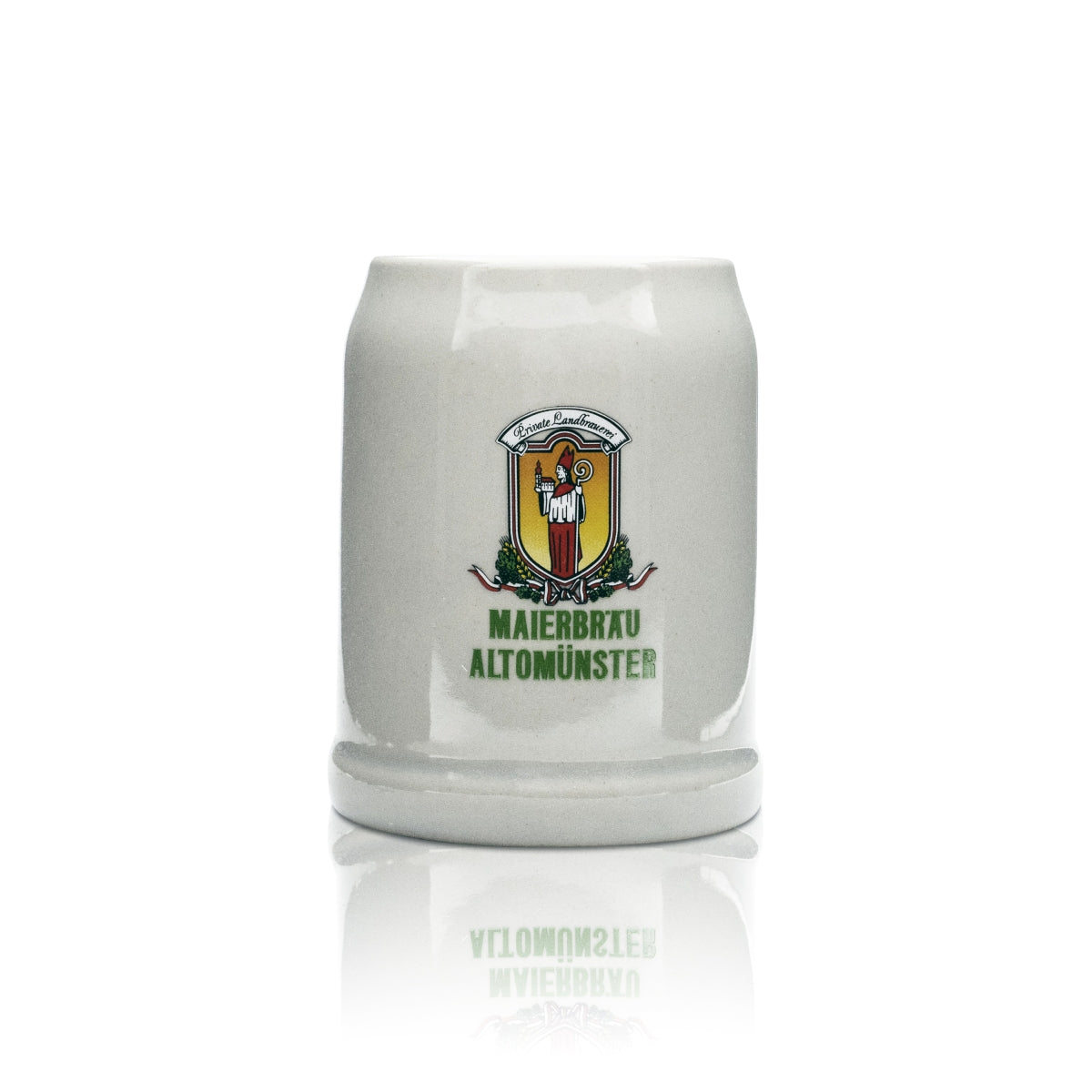 Verre à bière Maierbräu 0,5 l en grès, chope à anse, verres Seidel, brasserie, Bavière