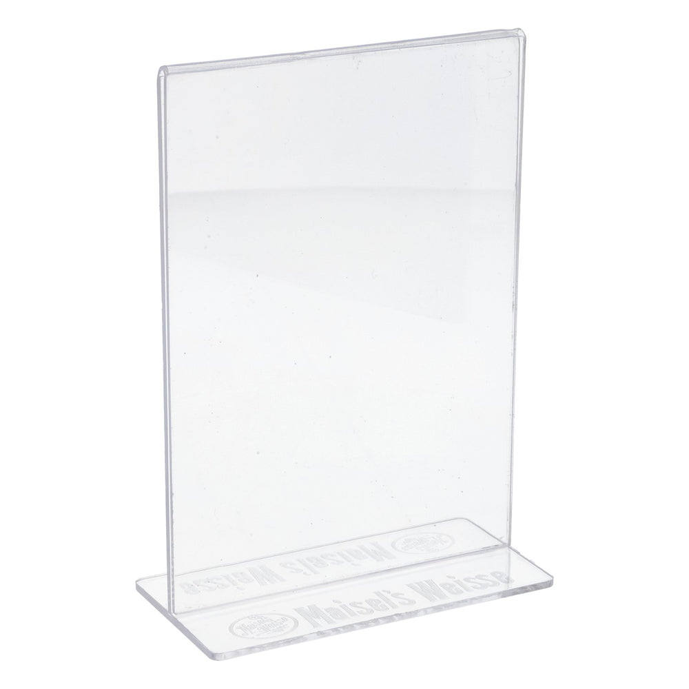 Maisels Weisse Présentoir de table pour cartes de menu Présentoir transparent pour cartes de menu