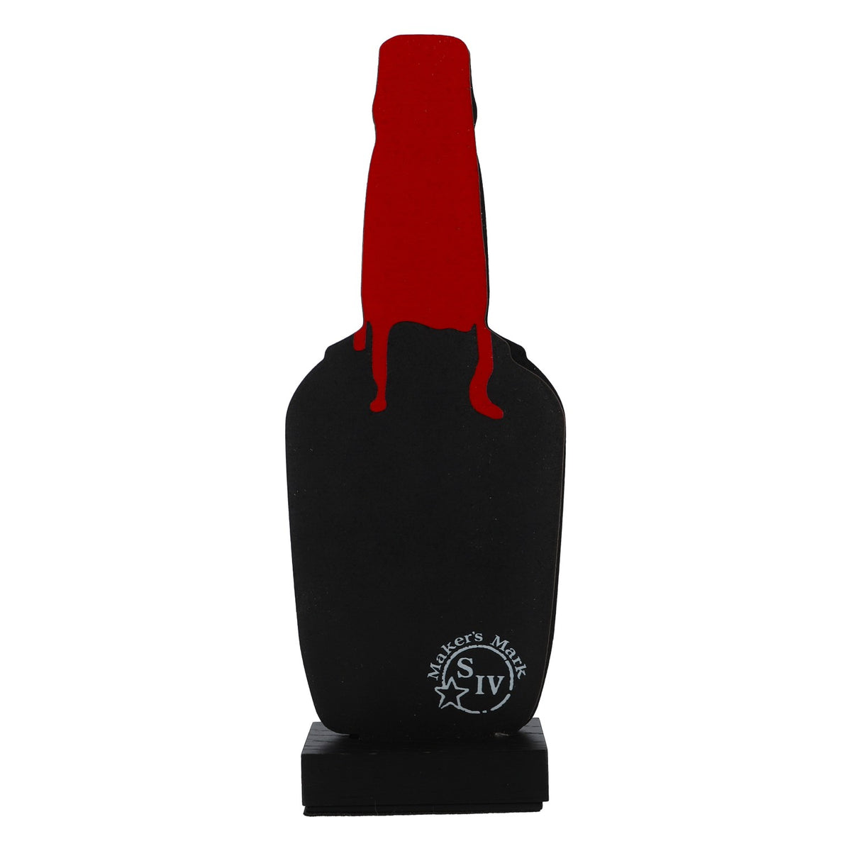 Makers Mark Whisky Présentoir de table Porte-cartes En forme de bouteille de bière