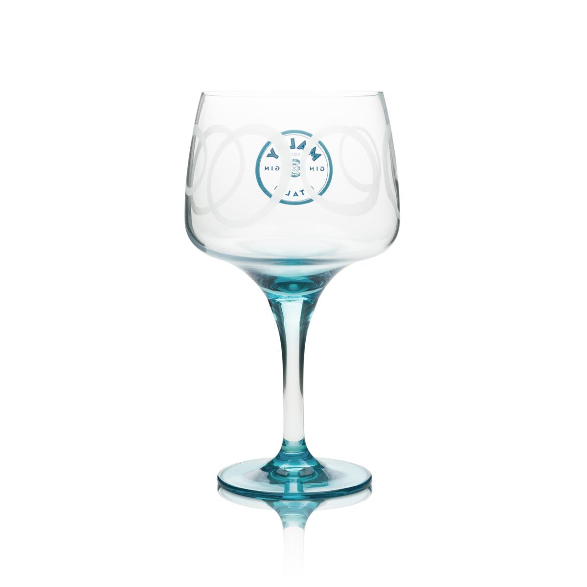 Verre à gin Malfy Ballon 0,6 l – Verre Copa avec pied bleu Édition spéciale Gin Tonic – Vue 3