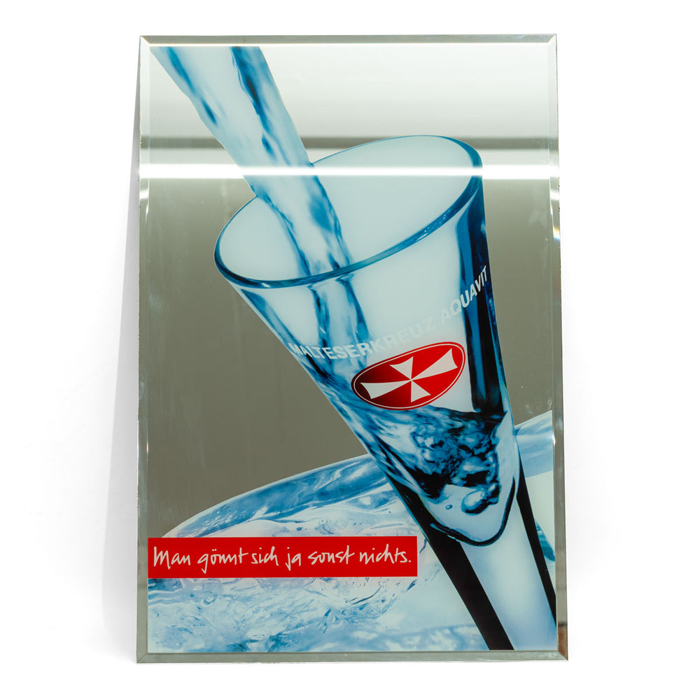 Miroir publicitaire Spiegel 60 x 40 cm On ne s'accorde rien d'autre