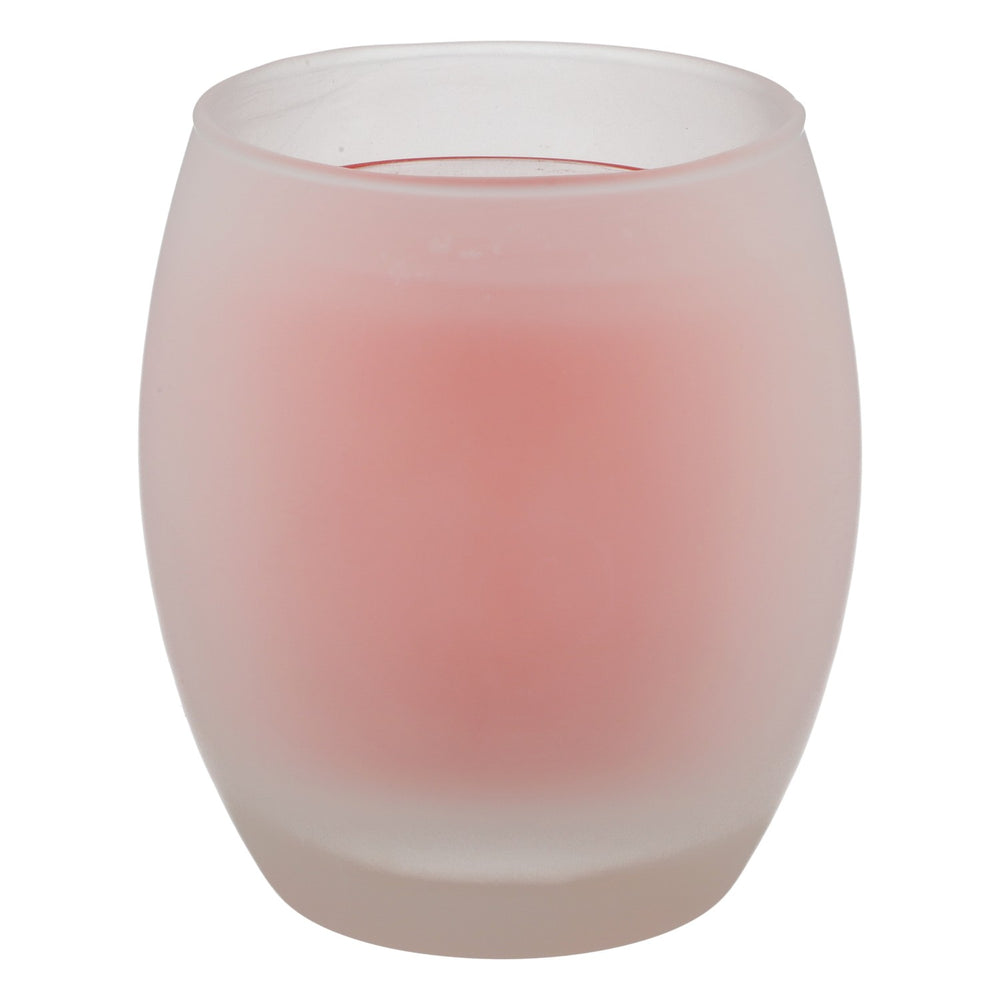 Photophore maltais Verre satiné avec intérieur rouge