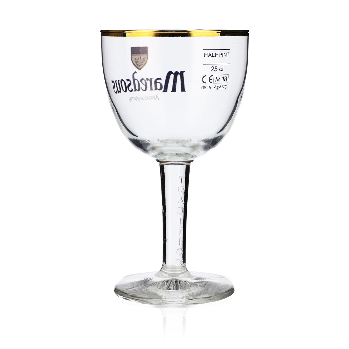 Verres à bière Maredsous Abbaya Verres à bière 0,25 l Gobelet bord doré – Vue 3