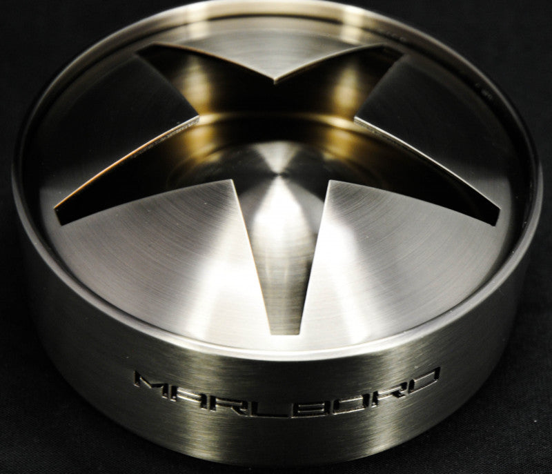 Cendrier Marlboro Design Cendrier entièrement en acier inoxydable Stern massif – Vue 3