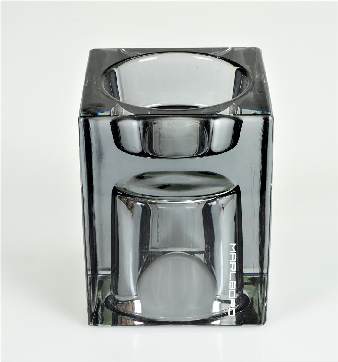 Photophore Marlboro Bougeoir pour bougies chauffe-plat Support en verre dépoli Bar à bougies – Vue 3