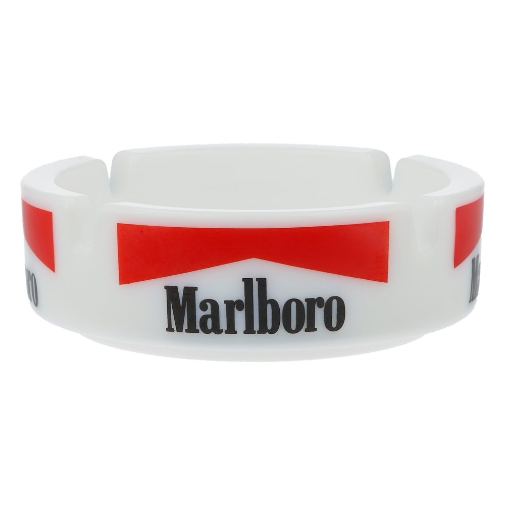 Cendrier Marlboro Cendrier en porcelaine blanc rond