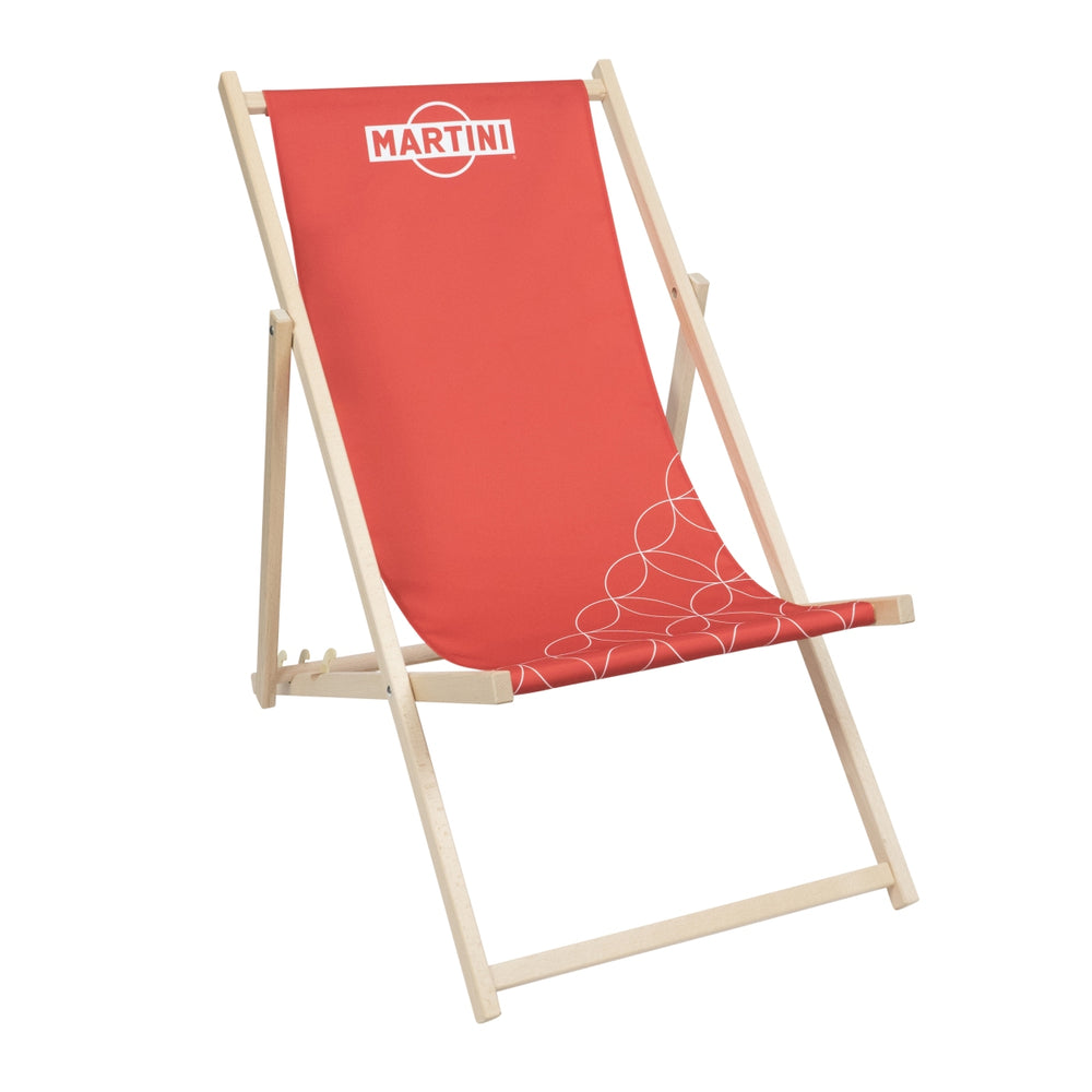 Martini Chaise longue pliante pour la plage, le jardin, le camping, meuble d'extérieur