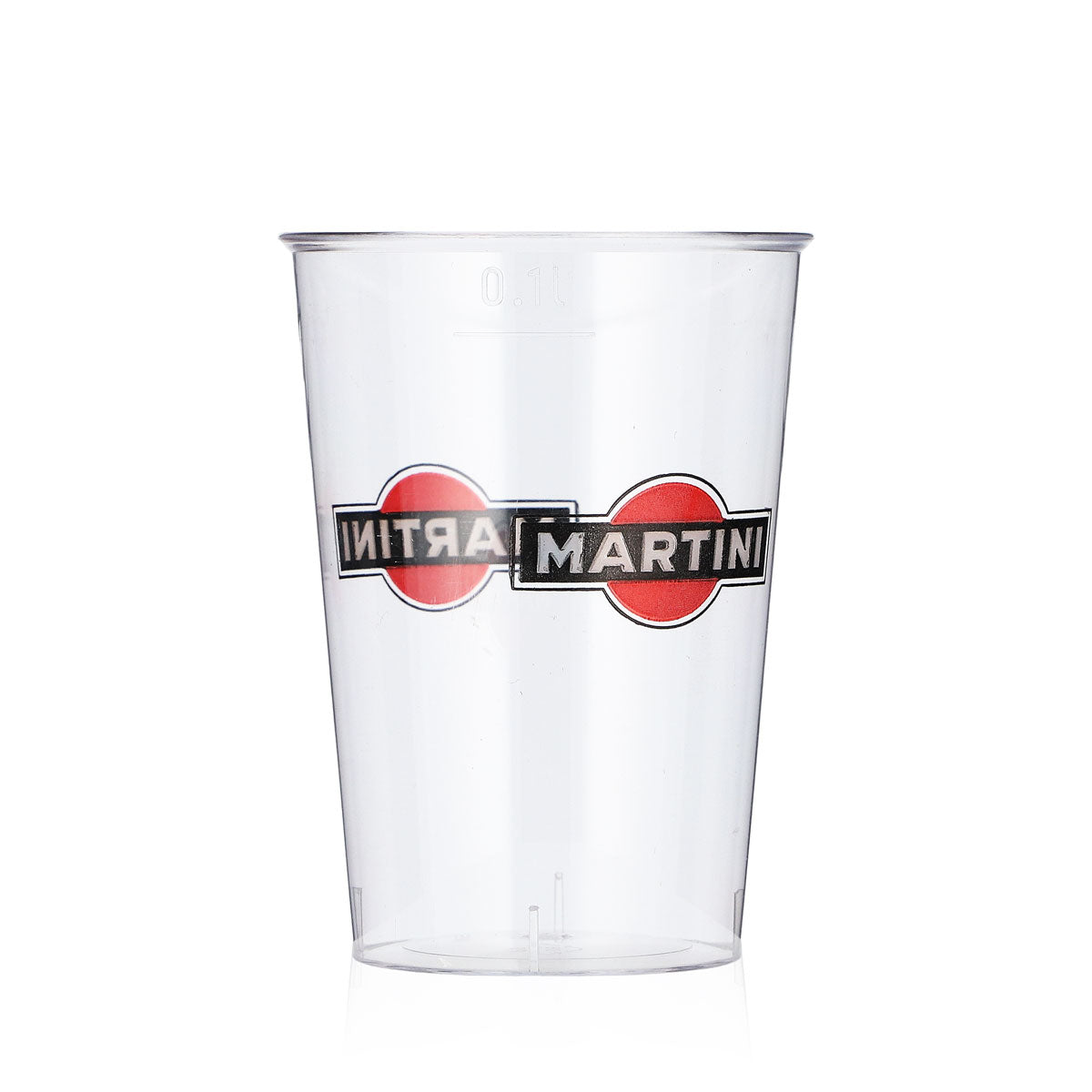 Verre à liqueur Martini, lot de 40, 0,1 l, logo rouge, gobelet jetable en plastique, Kölsch – Vue 3