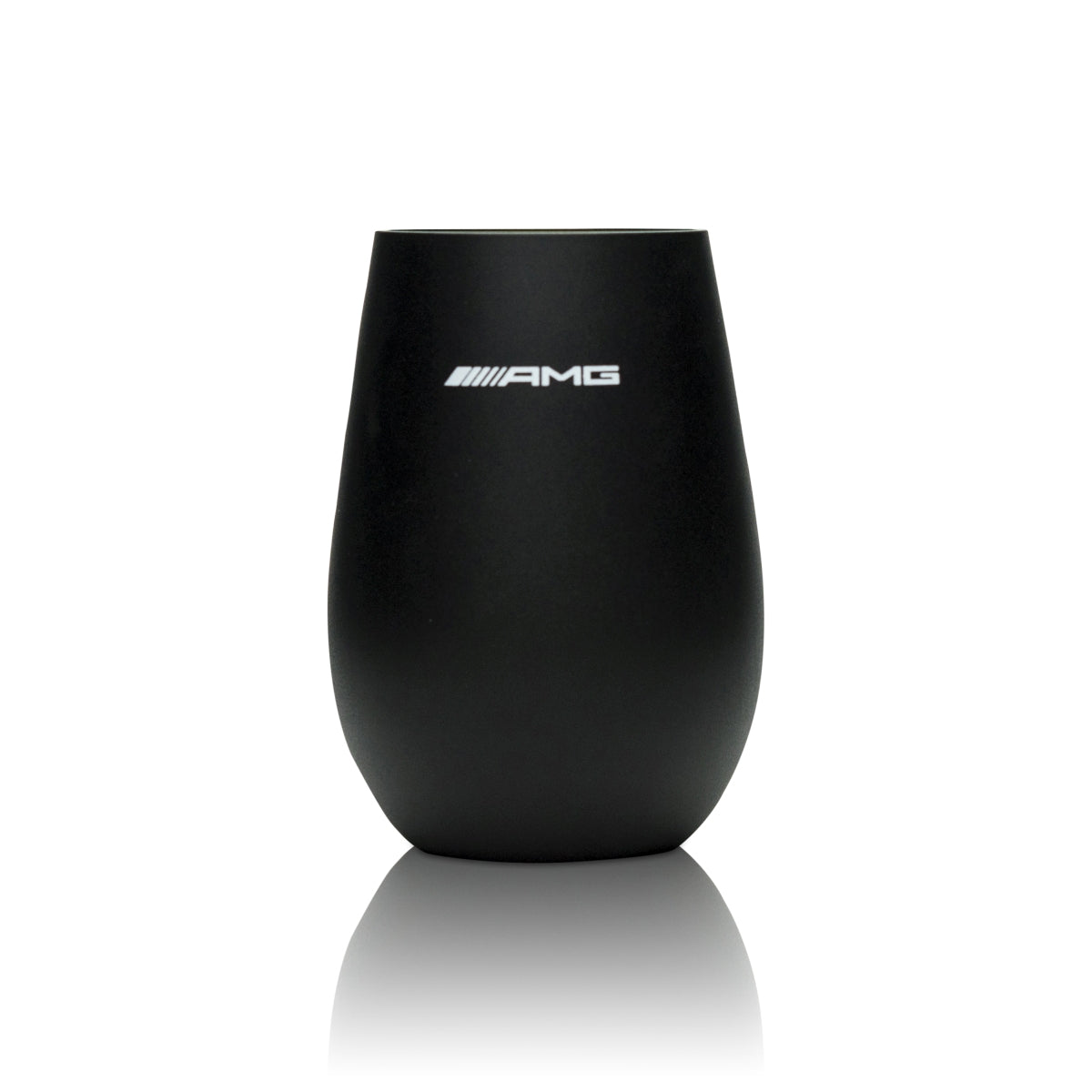 6x Mercedes AMG verre 0,4 l noir mat logo emblème voiture verres gobelets tuning – Vue 2