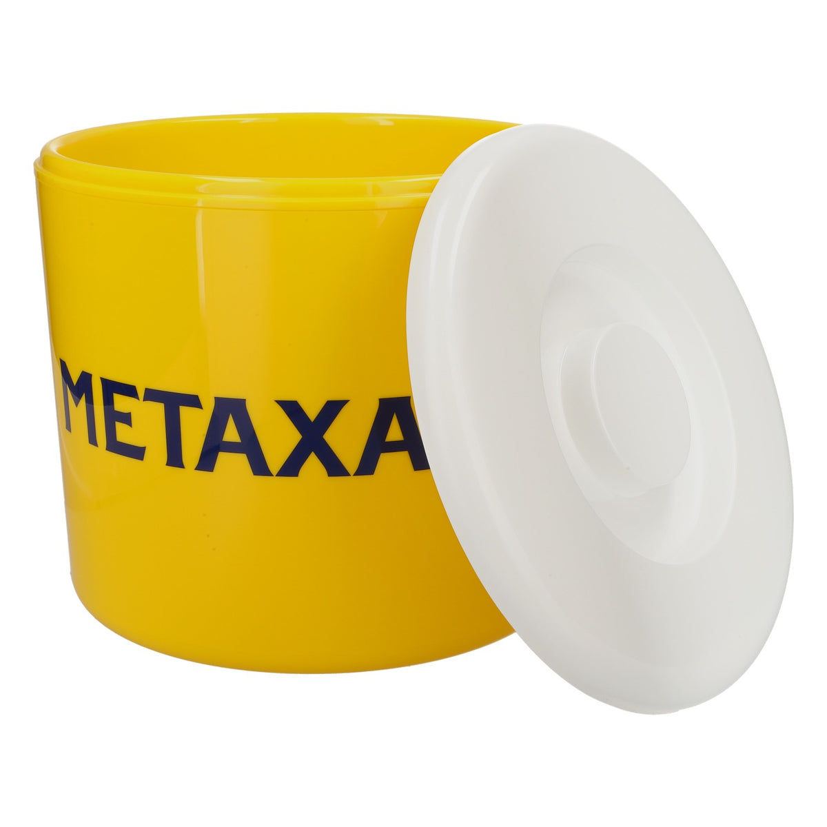Metaxa Cognac Glacière Bac à glaçons en trois parties, design jaune/blanc – Vue 4