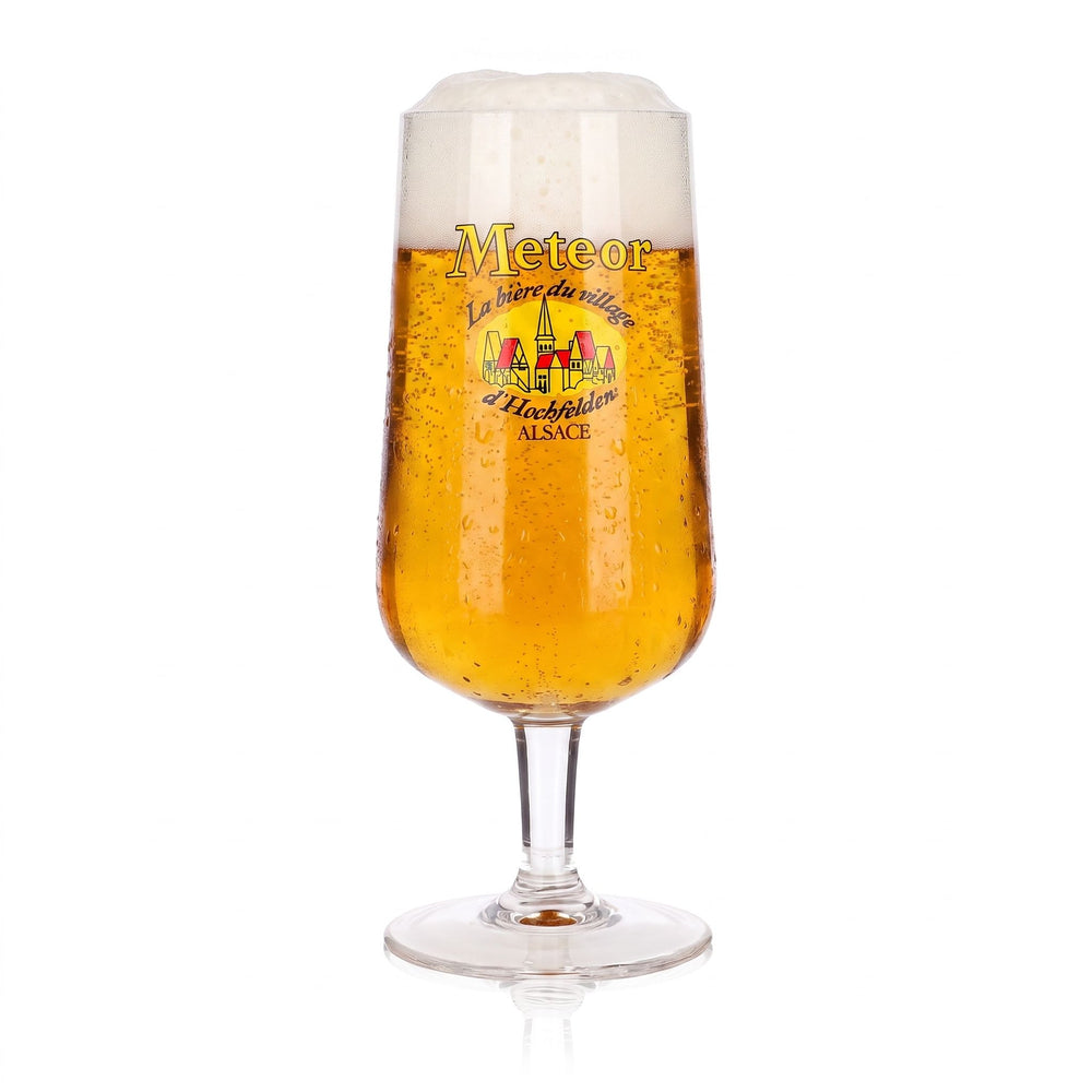 Verre à bière Meteor 0,4 l, forme coupe « La bière du village »