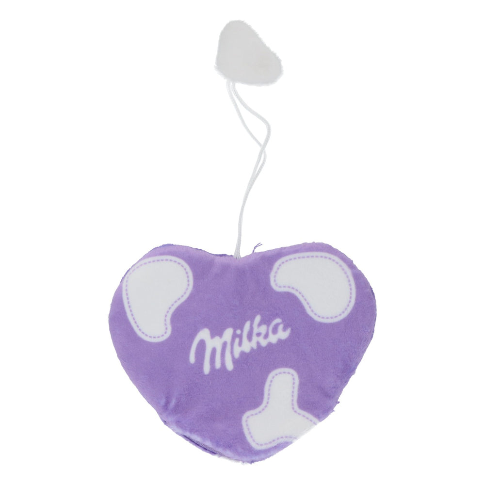 Milka Chocolat Porte-clés Cœur Tissu Violet