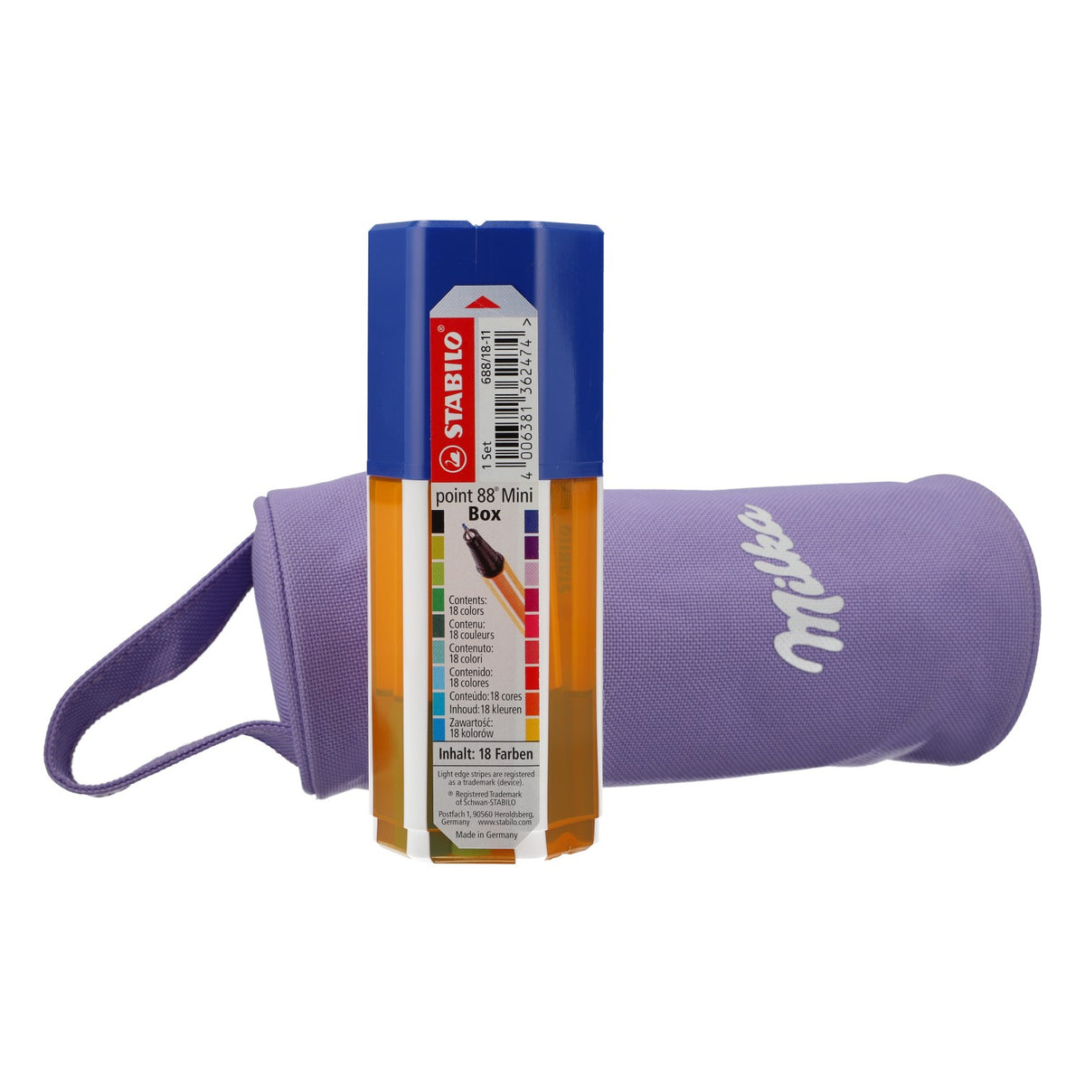 Chocolat Milka Trousse Stabilo Point 88 mini crayons 18 couleurs – Vue 4