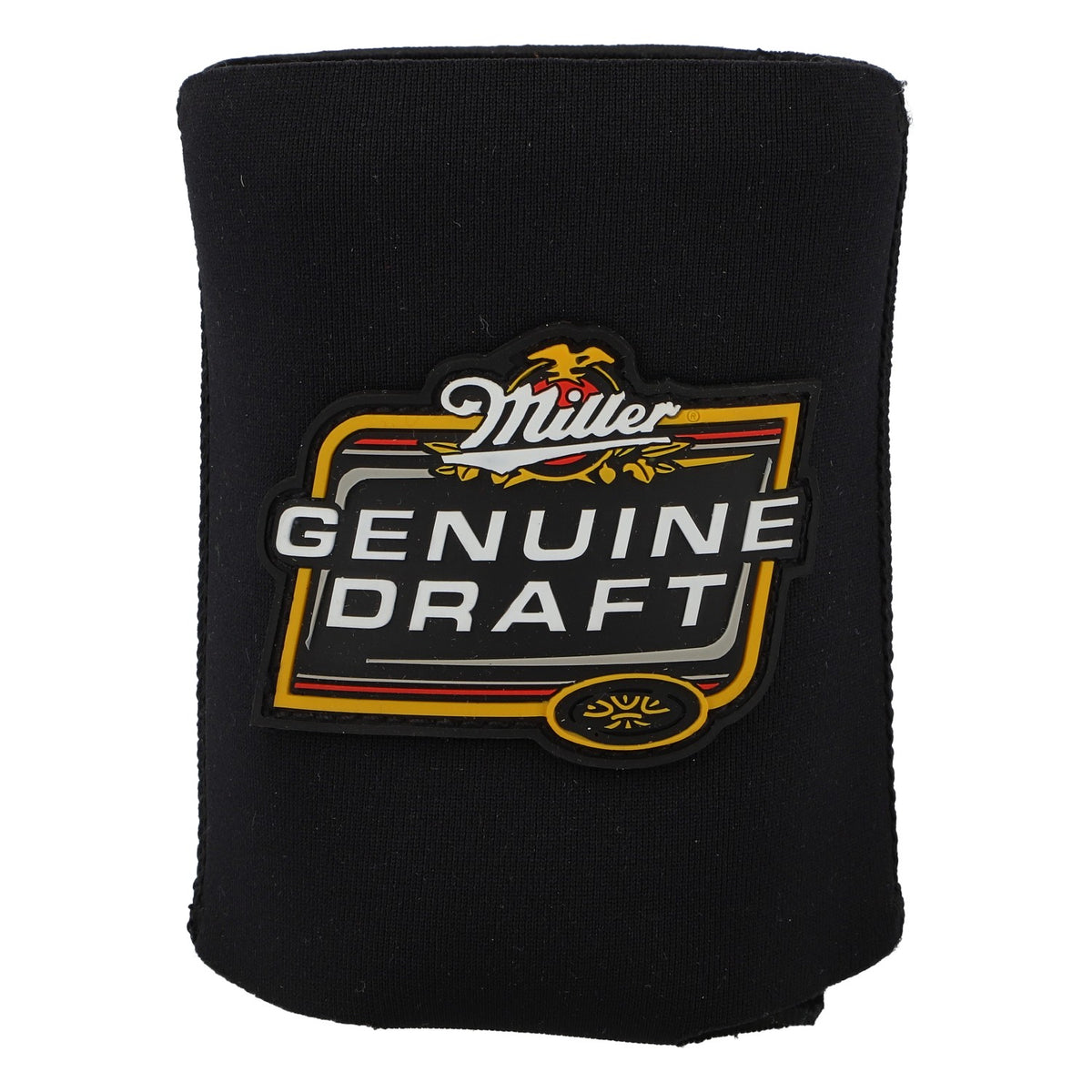 Refroidisseur de canettes de bière Miller en néoprène « Genuine Draft » noir, porte-canettes réfrigérant