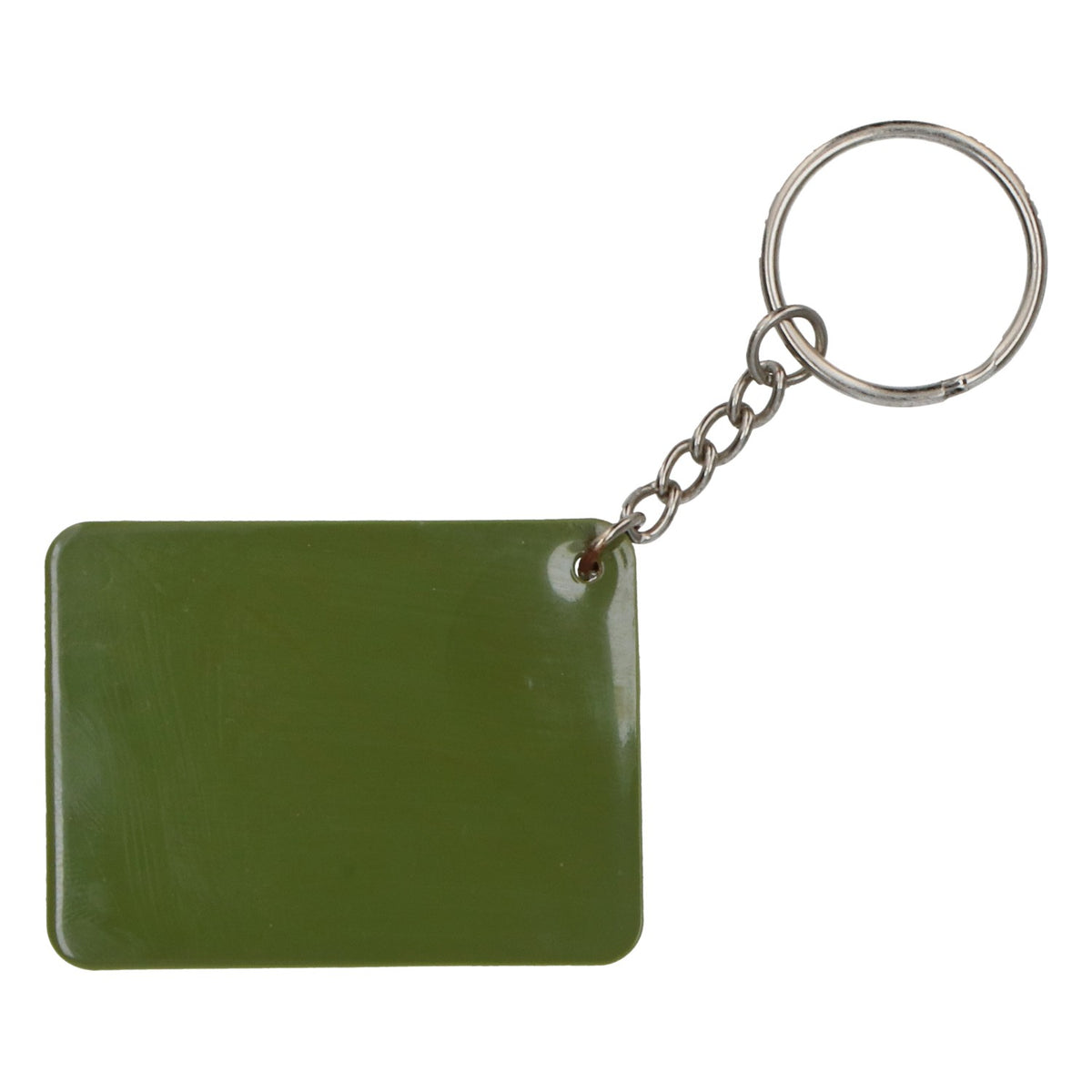 Porte-clés Miller en caoutchouc « Lite ARMY » vert, motif char d'assaut – Vue 3