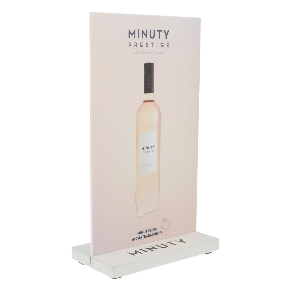 Minuty Présentoir de table pour vin Présentoir pour menu Tableau des prix Indication de menu